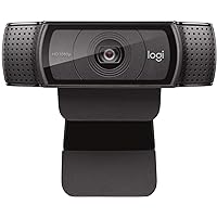 Logitech HD Pro Webcam C920, 1080p Widescreen Video Calling and Recording (960-000764) (Renewed)