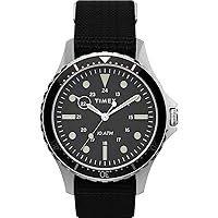 Timex Men's Analogue Watch with Fabric Strap Navi XL