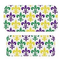 Mardi Gras Fleur De Lis Funny Sticker for Switch Console and Switch Lite Decal Full Set Wrap Protective Cover