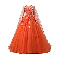 Keting Girls' Ball Sweet 15 Quinceanera Dress Birthday Party Pageant Prom Evening Gown Beadings Lace
