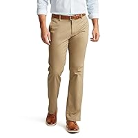 Men's Straight Fit Signature Lux Cotton Stretch Khaki Pant