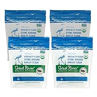 Great River Organic Milling Organic Barley Flour, 2 Pound(Pack of 4)