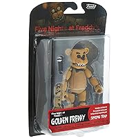 Funko Five Nights at Freddy's POP Articulated Golden Freddy Action Figure, Multicolor, 5.5 inches