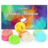 8Pcs Aromatherapy Shower Steamers Essential Oil Shower Bombs Relaxing Home SPA Self Care Gift for Mother's Day, Ideal for Mom, Girls & Teacher