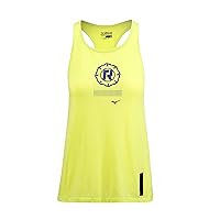 Mizuno Tank Top by x Ronda Rousey, Graphic Tank, Workout Tops for Women, Wild Lime, X-Large