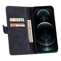 Case for iPhone 13 Pro Max, Luxury Flip Wallet Style Phone Case with Card Holder for iPhone 13 Pro Max 5G (6.7