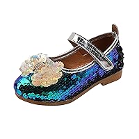 Summer Autumn Fashion Cute Girls Casual Shoes Colorful Sequins Shiny Bow Flat Bottom Lightweight Boots Fir Toddler Girls