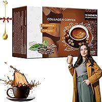 Coffee Collagen from Japan,Coffee Collagen,Collagen Coffee Supplement, Collagen Coffee Powder,100% Pure & Organic Instant Coffee, Collagen Coffee Powder for Women and Men (1Box)