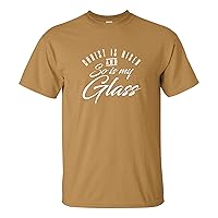 UGP Campus Apparel Christ is Risen and So is My Glass - Easter Religion Christianity T Shirt