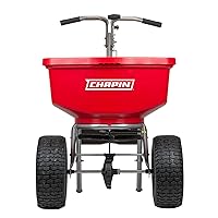 Chapin International Chapin 8400C 100-Pound Capacity Professional SureSpread Turf Spreader, Red