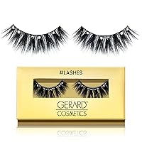 Gerard Cosmetics #GlowUp #Lashes | Rhinestone Eyelashes for a Full and Flirty Look | Perfectly Curled False Lashes For Glasses Wearers | Cruelty Free & Vegan (1 Pair)