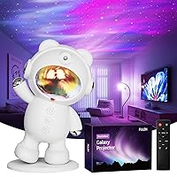 Galaxy Projector for Bedroom,Star Projector Cute Night Light for Kids,Aurora Ceiling Light, LED Lights for Kids Room Decor Aesthetic,Gift for Teen Girls&Boys,White