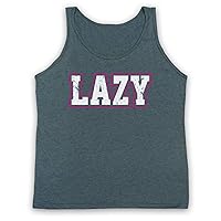 Men's Lazy Funny Slogan Tank Top Vest