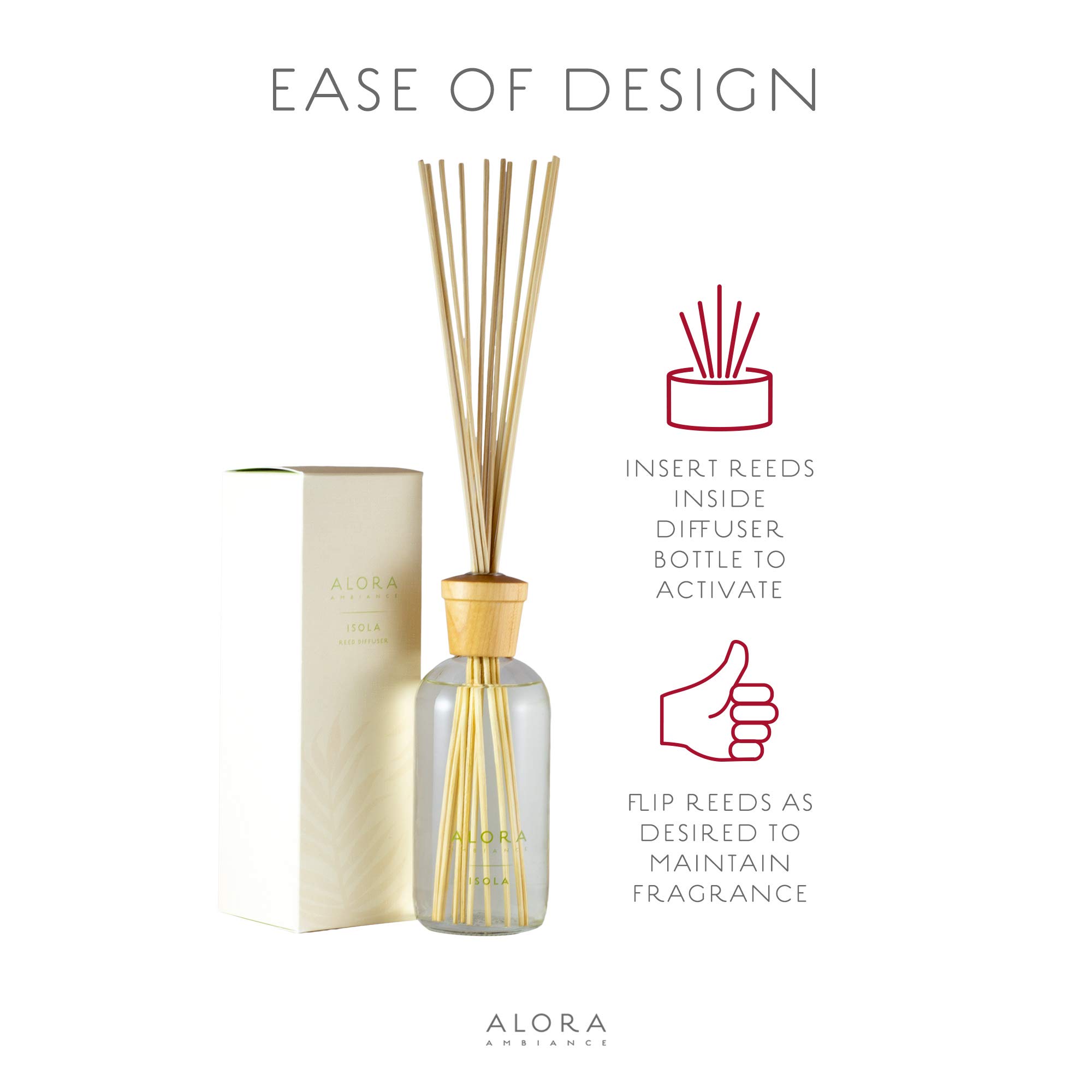 Isola Reed Diffuser 16oz diffuser by Alora Ambiance