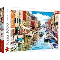 Trefl Murano Island, Venice 2000 Piece Jigsaw Puzzle Red 38