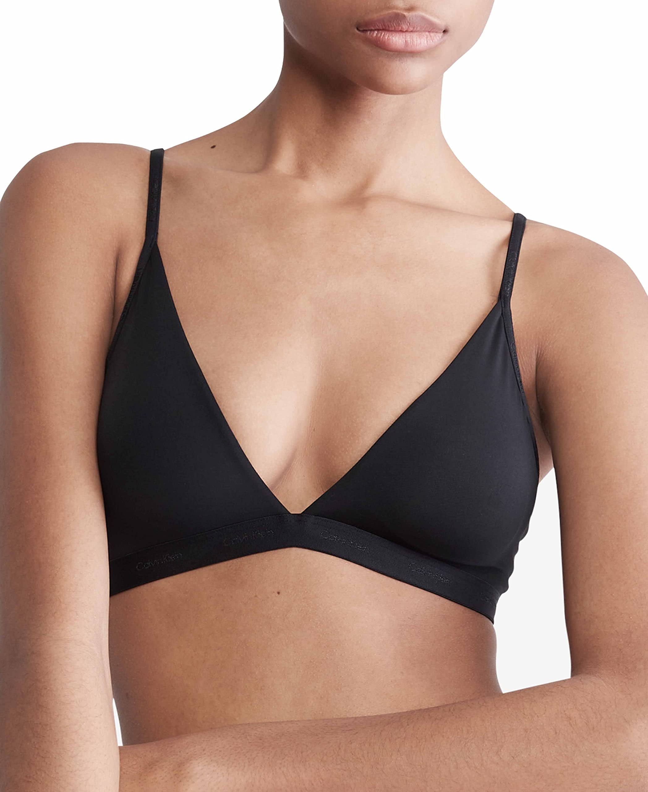 Calvin Klein Women's Form to Body Lightly Lined Triangle Bralette