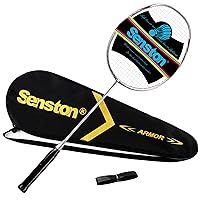 Senston N80 Badminton Racket Carbon Fiber Badminton Racquet, Single Professional Badminton Racket