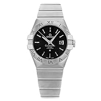 Omega Constellation 123.10.31.20.01.001Co-Axial Black Dial Stainless Steel Index Automatic Ladies Watch