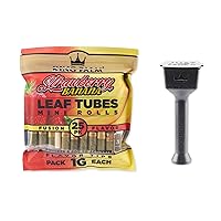 King Palm Mini Prerolled Cones - All Natural Preroll Palm Leaf Cone - Corn Husk Filter Tip - Organic Per Rolled Palm Leaf Wraps - 25 Cones per Pack - (Strawberry Banana, 1 Pack, 25 Cones, 1 Funnel)