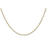 Carissima Gold Unisex 9 carat (375) gold 2.1 mm rope chain