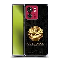 Head Case Designs Officially Licensed Outlander Scotland Thistle Seals and Icons Soft Gel Case Compatible with Motorola Moto Edge 40