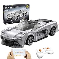 STEM Building Toys for 6 8 9 10+ Year Old Boys, Remote Control Car Blocks Kits with Programmable APP, Sports RC Building Toys, 295 Pcs Model Car Birthday for Kids Age 8+… (Silver Lotus)