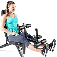 Marcy Adjustable 6 Position Utility Bench with Leg Developer and High Density Foam Padding SB-350,dark gray