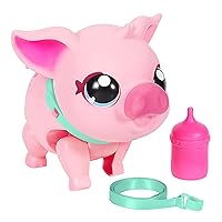 My Pet Pig: Piggly | Soft and Jiggly Interactive Toy Pig That Walks, Dances and Nuzzles. 20+ Sounds & Reactions. Batteries Included. for Kids Ages 4+