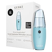 SmartAppGuided™ Facial Hydration Refresher | 4 in 1 | Water Atomizer | Moisturizing Spray Machine | Face Mister | Humidifier for Natural Glow | Reduce Redness & Dry Skin
