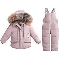 Kids Baby Girls Children Winter Faux- Coat Jacket Thick Warm Outwear Clothes Premature Girl Pants
