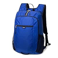 Celvech Hiking Backpack - 25L Water Resistant Backpack Packable Camping Backpack Lightweight Day Pack for Cycling Traveling Camping - Blue