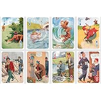 Scottish Lifestyle Playing Cards. Playing Cards Golf, Cricket and Other Sports. Scotland Playing Cards.