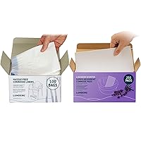 100 Commode Liners + 250 Lavender Scented Super Absorbent Pads - Universal Fit Disposable Bedside Commode Liners with Pads for Adult Commode Chairs or Portable Toilets