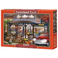 1000 Piece Jigsaw Puzzles, Jeb's General Store, Porch Scene Puzzle, Painting Puzzles, Adult Puzzle, Castorland C-104505-2