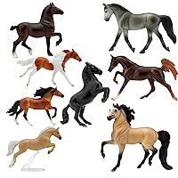 Breyer Stablemates Deluxe Horse Collection - 8 Figures, 1:32 Scale, 3.75