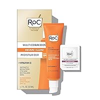 RoC Multi Correxion Revive + Glow Vitamin C Broad Spectrum SPF 30 Moisturizer (1.7 oz) with Retinol Eye Cream Packette