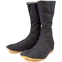 Rikio Fighter Ninja Shoes, Jikatabi, Rikkio Tabi Boots, Black, 24cm