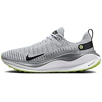 Nike InfinityRN 4 Men's Road Running Shoes (DR2665-002, Wolf Grey/Pure Platinum/Cool Grey/Black) Size 12