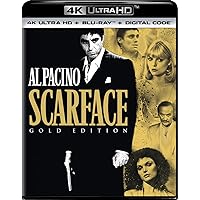 Scarface (1983) - Gold Edition 4K Ultra HD + Blu-ray + Digital [4K UHD] Scarface (1983) - Gold Edition 4K Ultra HD + Blu-ray + Digital [4K UHD] 4K DVD