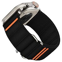 Suitisbest Sport Bands Compatible with Apple Watch Ultra Band 49mm 45mm 44mm 42mm 38mm 40mm 41mm Men Women, Stretchy Nylon Sport Loop Strap with S-Hook for iWatch Series Ultra SE 9 8 7 6 5 4 3 2 1