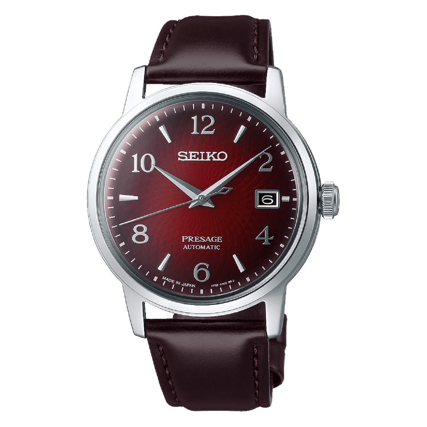 Mua Seiko Presage Automatic Red Dial Men's Watch SRPE41J1 trên Amazon Mỹ  chính hãng 2023 | Giaonhan247