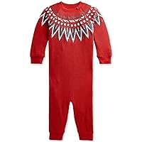 POLO RALPH LAUREN Baby Boys Fair Isle Waffle Knit Coverall