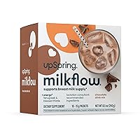 UpSpring Milkflow Electrolyte Berry & Chocolate Breastfeeding Supplement Drink Mixes with Fenugreek to Support Milk Supply*