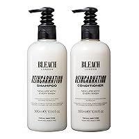 Reincarnation Bond Restoring Pack: Shampoo (300 ml) and Conditioner (300 ml) - Strengthening Daily Hair Care Routine for All Hair Types - Vegan & PETA-Approved - by BLEACH LONDON