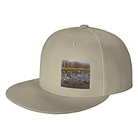 Hunting Flying Wild Ducks Print Baseball Cap Outdoor Sports Hip Hop Style Adjustable Headwear Unisex Teens Cap