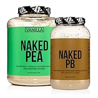 Dairy Free Protein Bundle: 5LB Vanilla Naked Pea and 2LB Naked PB