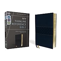 NIV, Thinline Reference Bible (Deep Study at a Portable Size), Leathersoft, Navy, Red Letter, Comfort Print NIV, Thinline Reference Bible (Deep Study at a Portable Size), Leathersoft, Navy, Red Letter, Comfort Print Imitation Leather