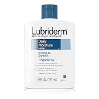 Lubriderm Lot Ff Size 6z Lubriderm Daily Moisture Lotion For Normal To Dry Skin Fragrance Free