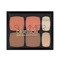 Catrice | Summer Obsession Bronzer, Blush, & Highlighter Palette Matte and Glow | Face Makeup for All Skin Types | Vegan & Cruelty Free | Made Without Parabens & Microplastic Particles