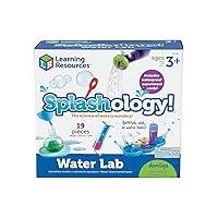 Learning Resources Splashology! Water Lab Science Kit, STEM Playtime, Water Activities, 19 Pieces, Ages 3+
